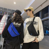 Unisex Nylon Waist Bag Street Chest Pack Fanny Pack