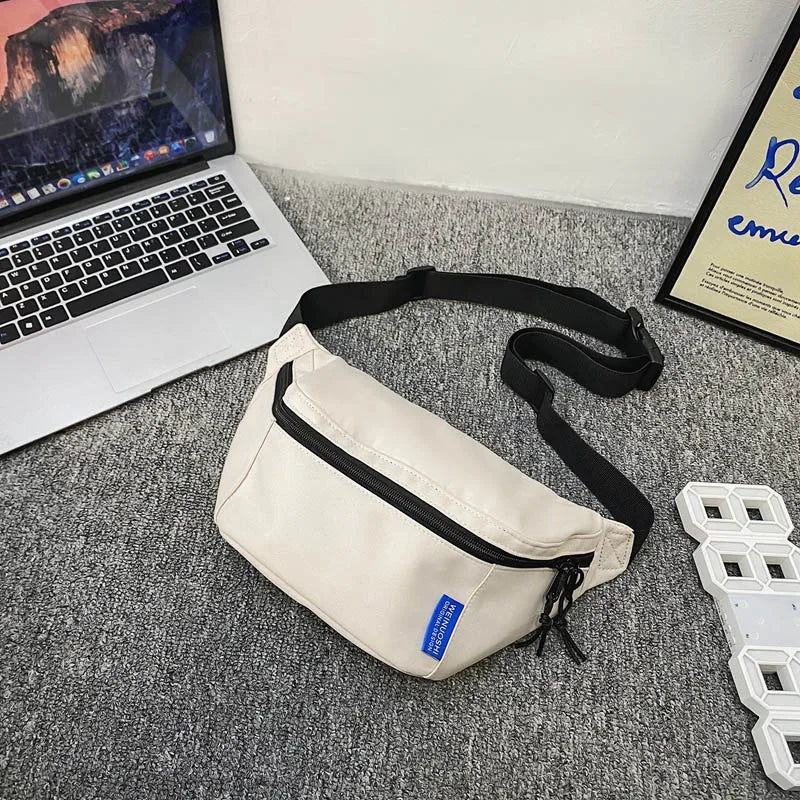 Unisex Nylon Waist Bag Street Chest Pack Fanny Pack