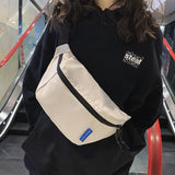 Unisex Nylon Waist Bag Street Chest Pack Fanny Pack