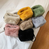 Winter Women Faux Fur Cross body Bag Lady's Handbag Shoulder Tote Bags