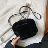Winter Women Faux Fur Cross body Bag Lady's Handbag Shoulder Tote Bags