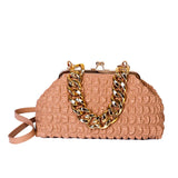 Thick chain PU Handbag Lady Shoulder Bag Clouds Armpit Bag Crossbody