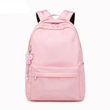 Polyester Pinik Backpack Girls School Bag Large Capacity Mochilas