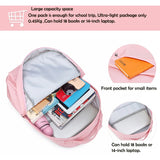 Polyester Pinik Backpack Girls School Bag Large Capacity Mochilas