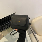 Women Shoulder Bag Solid Pu Leather Handbags For Ladies Casual Flap Crossbody Ba