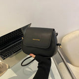 Women Shoulder Bag Solid Pu Leather Handbags For Ladies Casual Flap Crossbody Ba