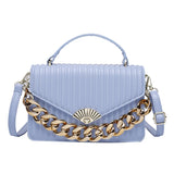 One Shoulder High PU Leather Lady Purse