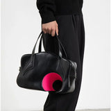 Round Hollow Handbag Tote Messenger Bag