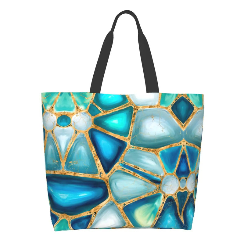 Non-standard Grain Printing Large Capacity Single Shoulder Shopping Bag