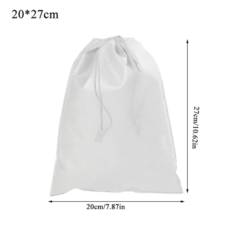 Non-woven Drawstring Bag Shoes Travel Portable Organizer Toiletry Bag