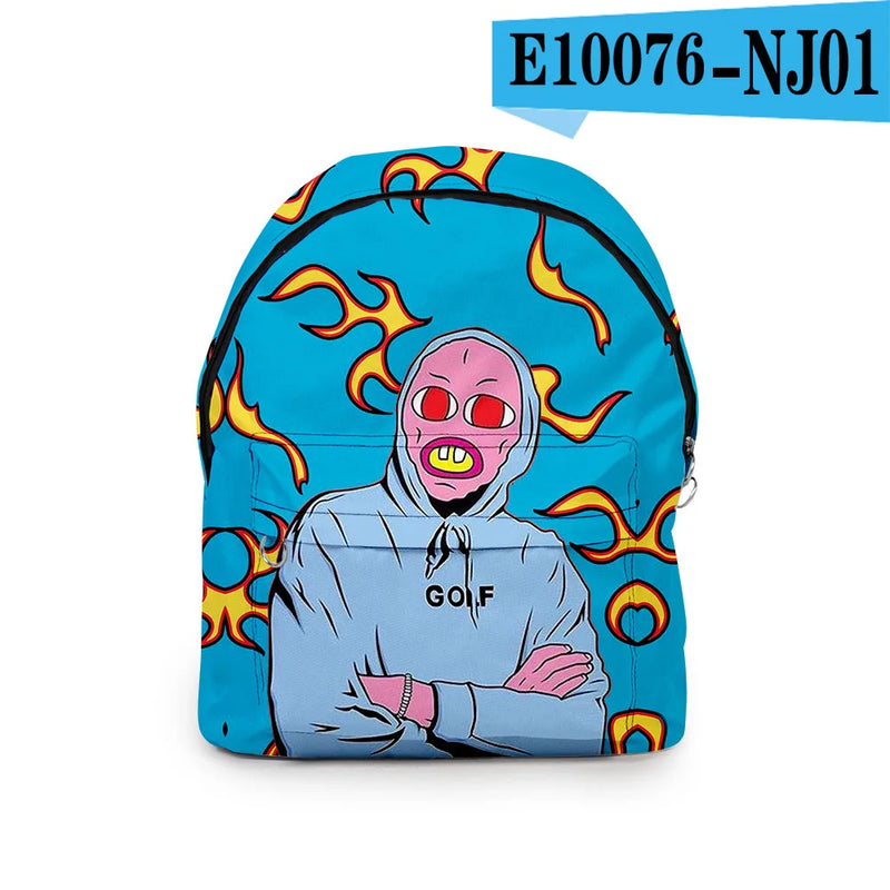 Tyler The Creator Mini Travel Bag 3D Print Oxford Waterproof Notebook Shoulder B