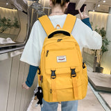 Women's Waterproof Nylon Backpack for School and Travel