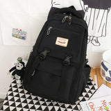 Women's Waterproof Nylon Backpack for School and Travel