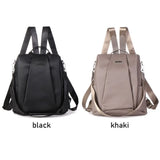 Anti-Theft Nylon Backpack Waterproof Rucksack