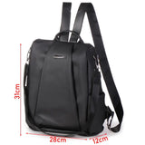 Anti-Theft Nylon Backpack Waterproof Rucksack