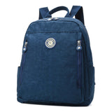 Retro Nylon Backpack Women School Shoulder Bags