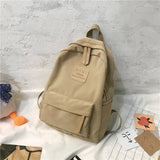 High-Quality Nylon Backpack for Teen Girls - Large Capacity Travel Bag