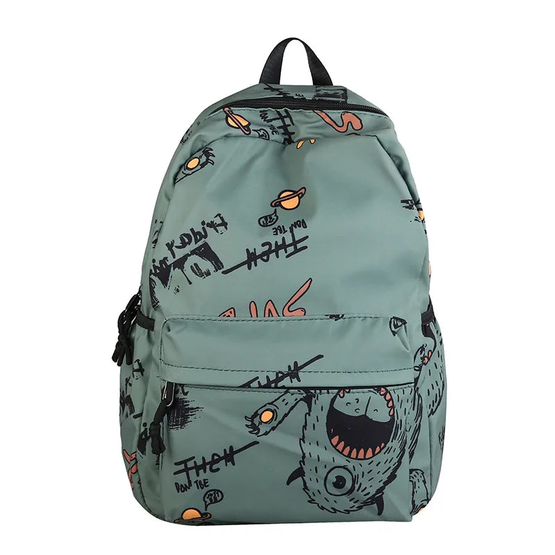 Nylon Backpack Student Schoolbag Female Casual Outdoor Travel Backpack