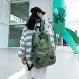 Nylon Backpack Student Schoolbag Female Casual Outdoor Travel Backpack