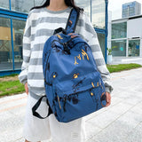 Nylon Backpack Student Schoolbag Female Casual Outdoor Travel Backpack