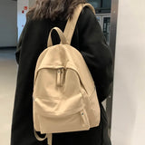 Nylon Backpack for Women Canvas Bookbag High School Student S