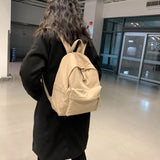Nylon Backpack for Women Canvas Bookbag High School Student S