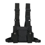 Nylon Chest Rig Bag Vest Hip Hop Streetwear Tactical Harness Kanye West