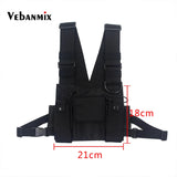Nylon Chest Rig Bag Vest Functional Tactical Harness Chest Rig Kanye West