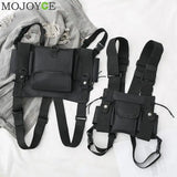 Nylon Chest Rig Bag Vest Hip Hop Streetwear Tactical Harness Kanye West Chest