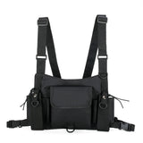 Nylon Chest Rig Bag Vest Hip Hop Streetwear Tactical Harness Kanye West