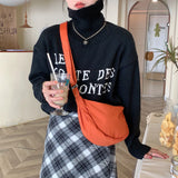 Nylon Cloth Women's Shoulder Bag Solid Ladies Student Crossbody Bags