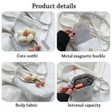 Nylon Crossbody Shoulder Bag Small Purse Phone Bags