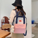 Nylon Girl Backpack for Teenage Lightweight Waterproof Travel Bag