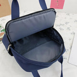 Nylon Girl Backpack College School Bag for Teenage Lightweight