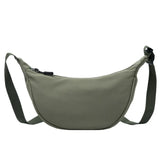 Nylon Hobo Shoulder Bag for Women Casual Dumpling Crossbody Bag