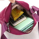Waterproof Nylon Ladies Shoulder Bag Crossbody For Women
