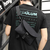 Nylon Men's Messenger Bags High Male Chest Packs Small Crossbody Handbag