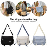 Nylon Crossbody Messenger Bag Large Capacity Shopper Bag