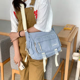 Nylon Crossbody Messenger Bag Large Capacity Shopper Bag