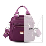 Nylon Mini Backpack Purse Women Ladies Tote Casual Shoulder Bag