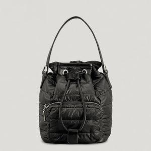 Quilted Nylon Winter Tote Bag Women Handbag
