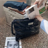 Nylon Padded Handbags - Large Capacity Top-Handle Bags