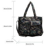 Nylon Padded Handbags Female Large Capacity Top-Handle Bags