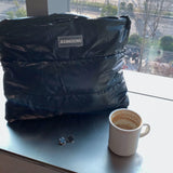 Nylon Padded Handbags - Large Capacity Top-Handle Bags