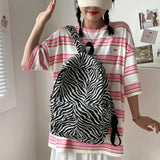 Nylon Printing Women Backpack Rucksack Teenager Girls Casual Large Capacity