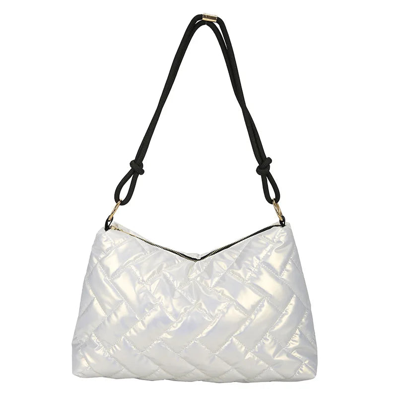 Women's Nylon Shoulder Bag Space Pad Underarm Bags Ladies Shopper Handbags