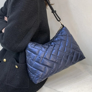 Women's Nylon Shoulder Bag Space Pad Underarm Bags Ladies Shopper Handbags