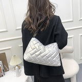 Women's Nylon Shoulder Bag Space Pad Underarm Bags Ladies Shopper Handbags