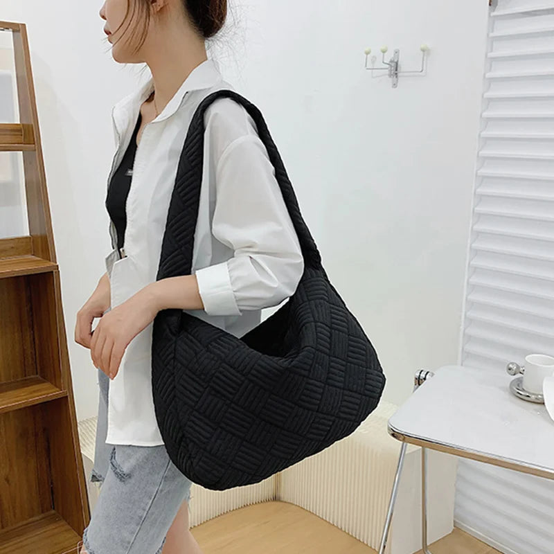 Nylon Shoulder Bag for Women Casual Crossbody Bag