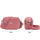 Nylon Small Square Bag Female Large Capacity Shoulder Messenger Bag